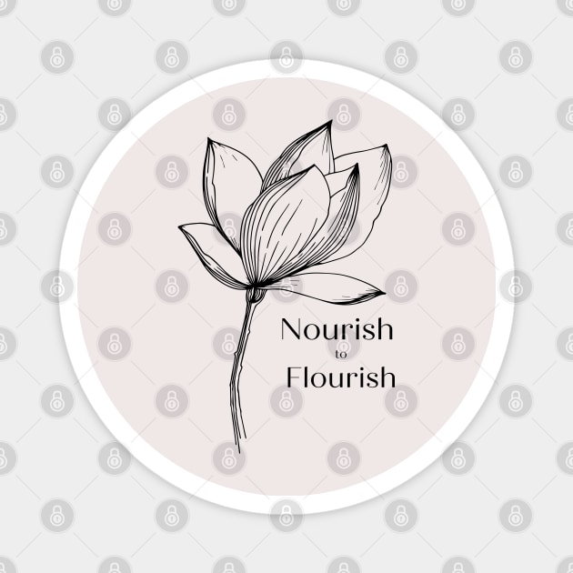 Flourishing Growth Magnet by UniqueHappiness